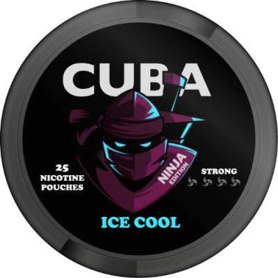 Nicotin pouches Cuba Ninja Ice Cool 30 mg