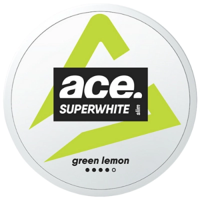 Nicotin pouches Ace Superwhite Green Lemmon 18 mg