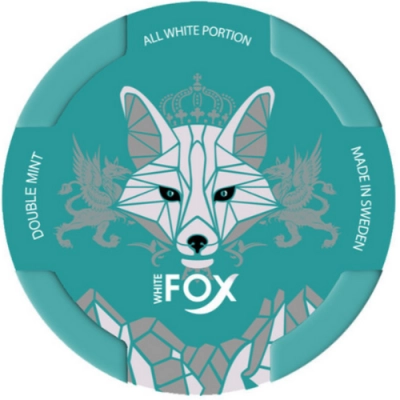 Nicotin pouches White Fox Double Mint 16 mg
