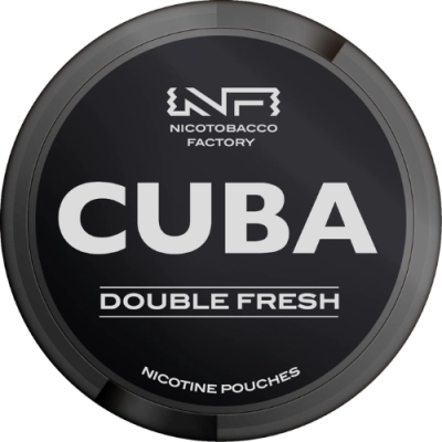 Nicotin pouches Cuba Black Double Fresh 66 mg