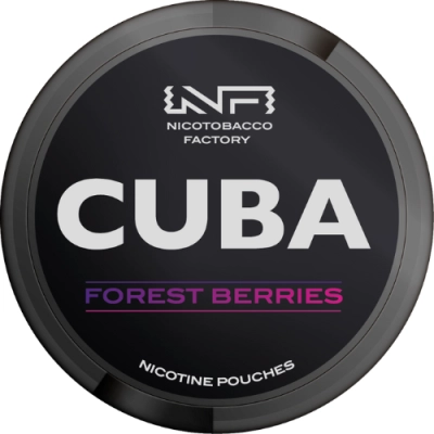 Nicotin pouches Cuba Black Forest Berries 66 mg
