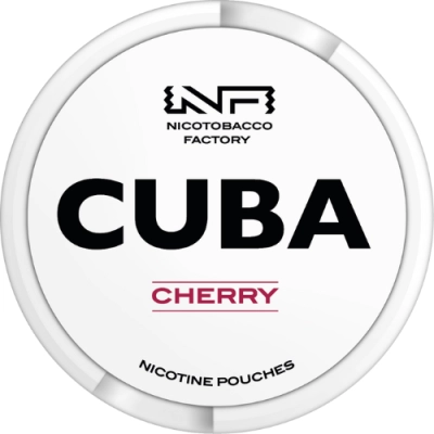 Nicotin pouches Cuba White Cherry 25 mg