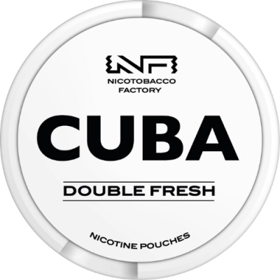 Nicotin pouches Cuba White Double Fresh 25 mg