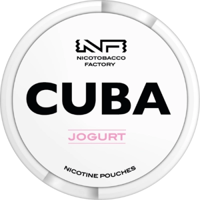 Nicotin pouches Cuba White Jogurt 25 mg