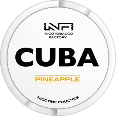 Nicotin pouches Cuba White Pineapple 25 mg