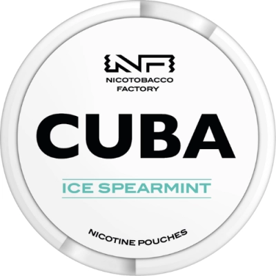 Nicotin pouches Cuba White Ice Spearmint 25 mg