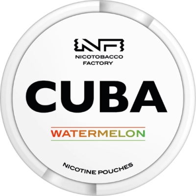 Nicotin pouches Cuba White Watermelon 25 mg