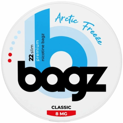Nicotine pouches Bagz Arctic Freeze 8 mg