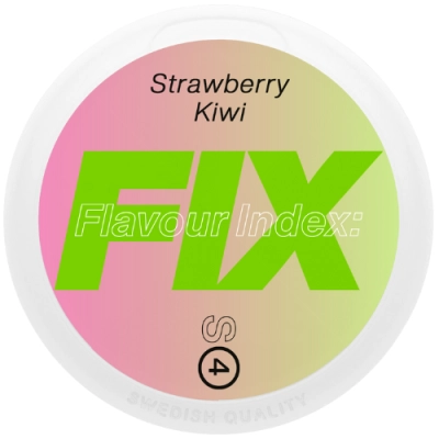 Nicotine pouches fix Strawberry Kiwi 14 mg.