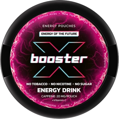 Energy pouches X-Booster Energy Drink 20 mg