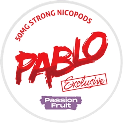 20  woreczków nikotynowych Pablo Passion Fruit 50 mg/g o aromacie marakui