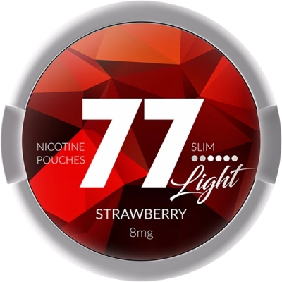 Nicotin pouches 77 Strawberry 8 mg