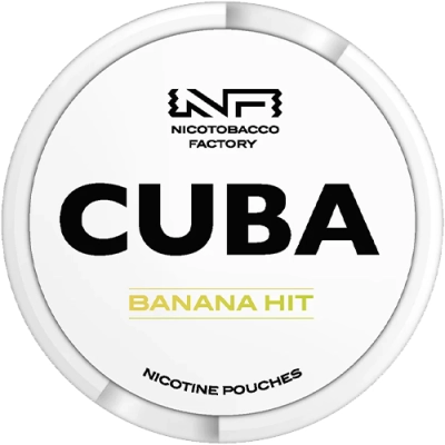 Nicotine pouches cuba white nannana hit 25 mg