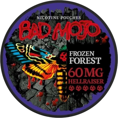nicotine pouches Bad mojo frozen forest 60 mg