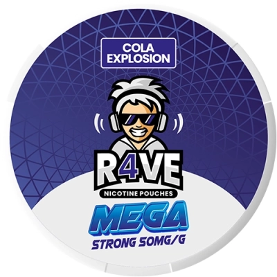 Nicotine pouches R4ve Cola Explosion 50 mg