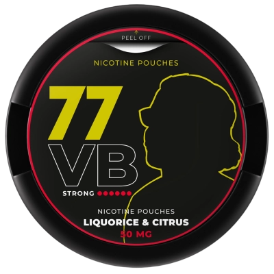 Nicotine pouches 77 VB Liquorice &amp; Citrus 50 mg