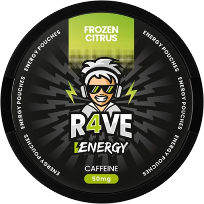 Energy pouches R4ve Frozen Citrus 50 mg