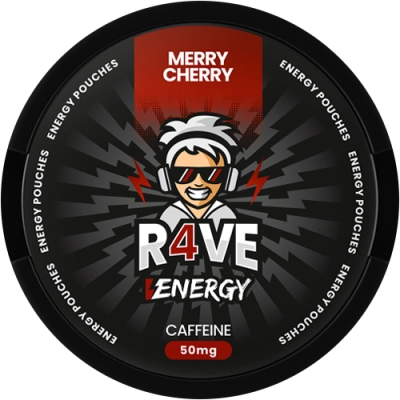 Energy pouches R4ve Merry Cherry 50 mg