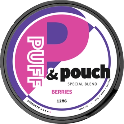 Nicotine pouches Puff&amp;Pouch Berries 16 mg