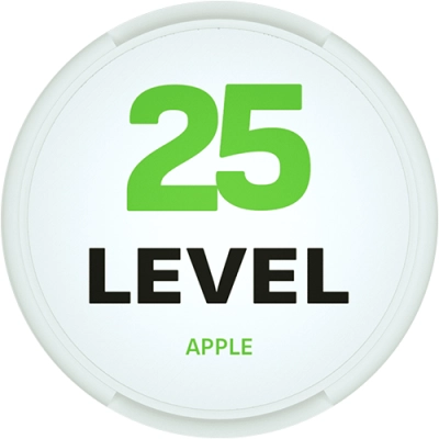 Nicotine pouches Level 25 Apple 25 mg
