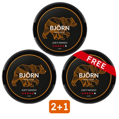 Bjorn nicotine pouches mango flavor