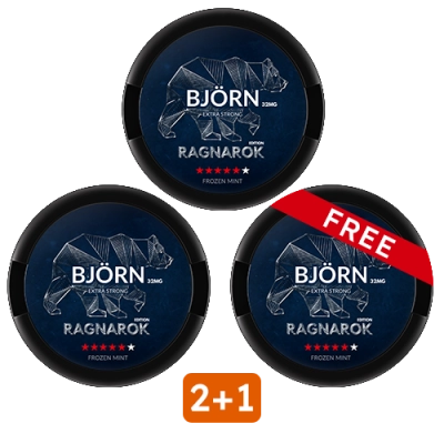 nicotine pouches Bjorn Ragnarok Frozent Mint 32 mg