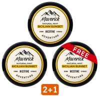 Set 2+1 Maverick Sicilian Sunset 25 mg/g