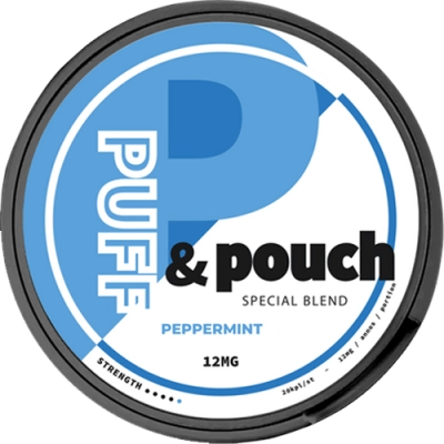 Nicotine pouches PuffPouch Peppermint 16 mg