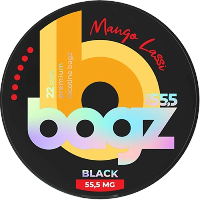 Nicotine pouches Bagz Mango Lassi Black 55,5 mg