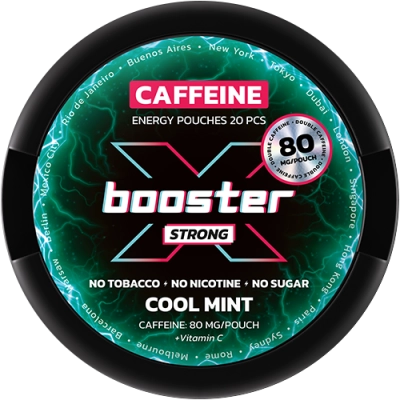 Woreczki energetyczne X-booster Cool Mint 80 mg