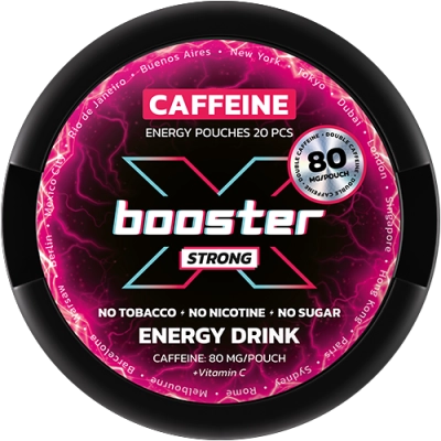 Woreczki energetyczne X-booster Energy Drink 80 mg